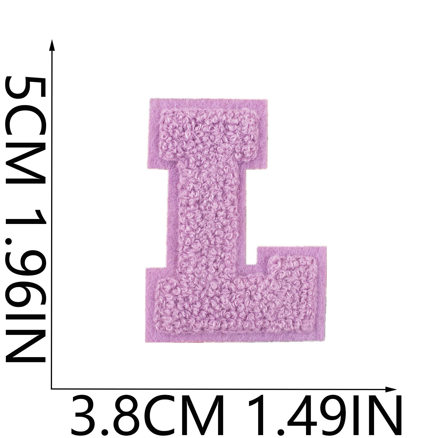 Wholesale Embroidered fabric patch hat and bag decoration A-Z English letter  DIY Patches