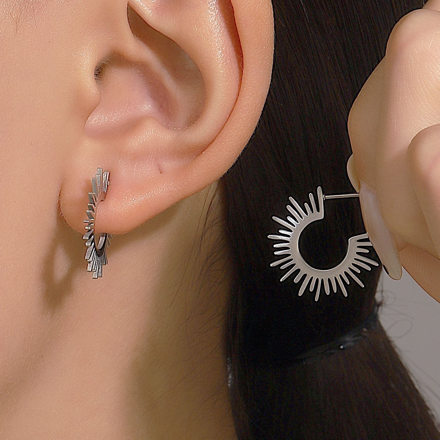 Wholesale Vintage Sun Alloy Earrings