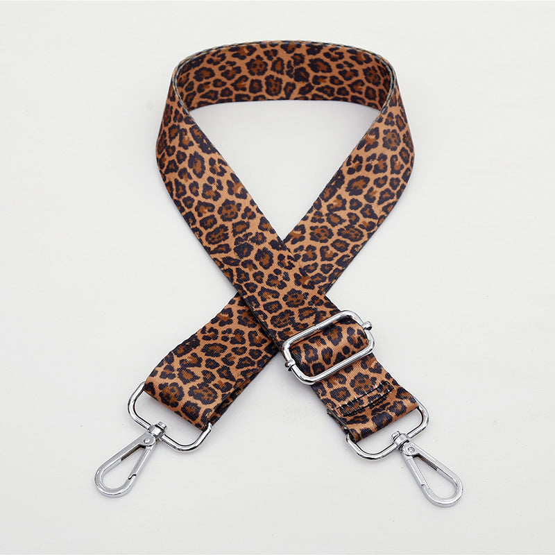 Wholesale Leopard Pattern Wide Shoulder Strap Polyester Adjustable Women's Bag Strap