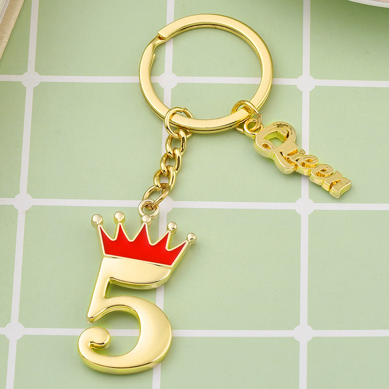 Wholesale Metal Father's Day and Mother's Day MOM English Letter Keychains