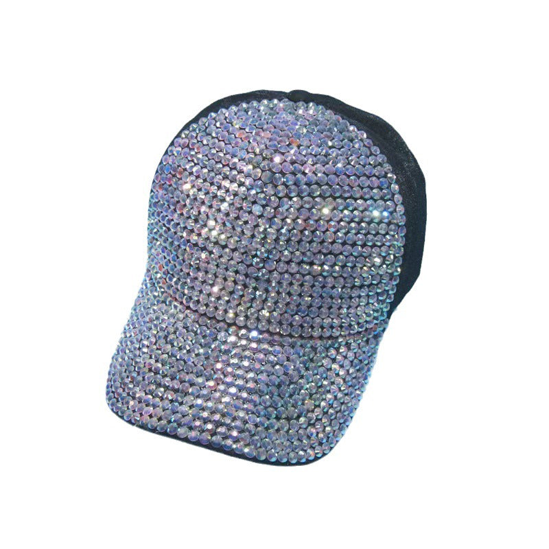 Wholesale Cotton Handmade Diamond Studded Baseball Caps