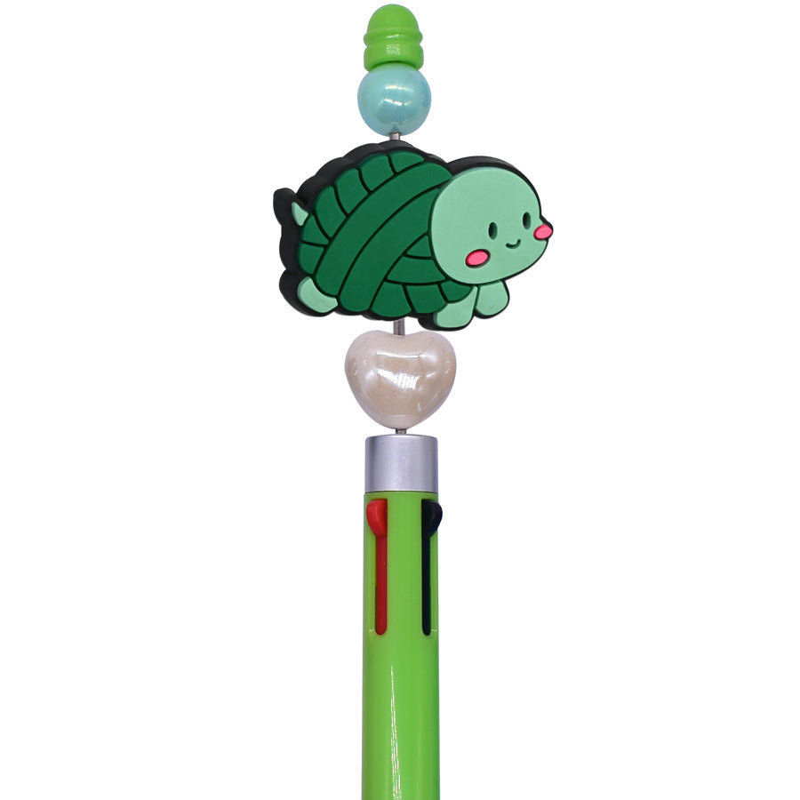 Wholesale Random 100pcs Cute Animal Product Creative Ballpoint Pen Beads