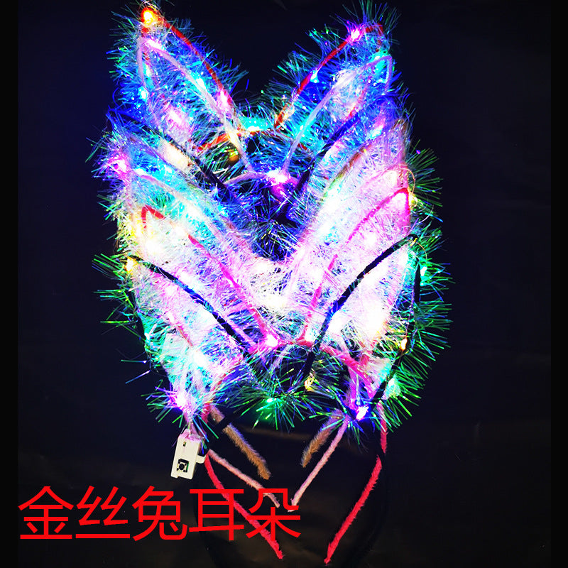 Wholesale Luminous Crown Ear Iron Headband