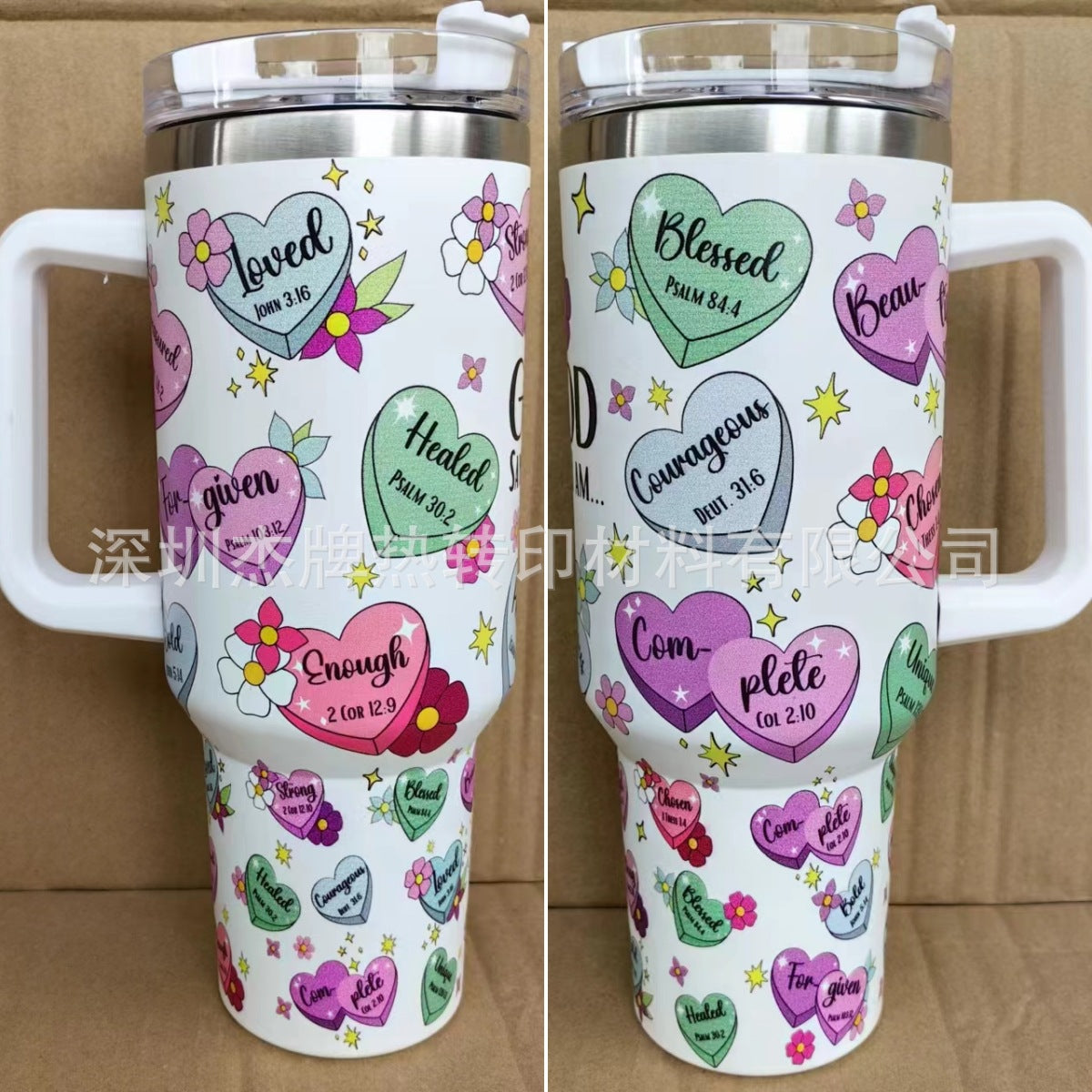 Wholesale Mother's Day Series 40oz Car Handle Large Capacity Ice Bomber Cup