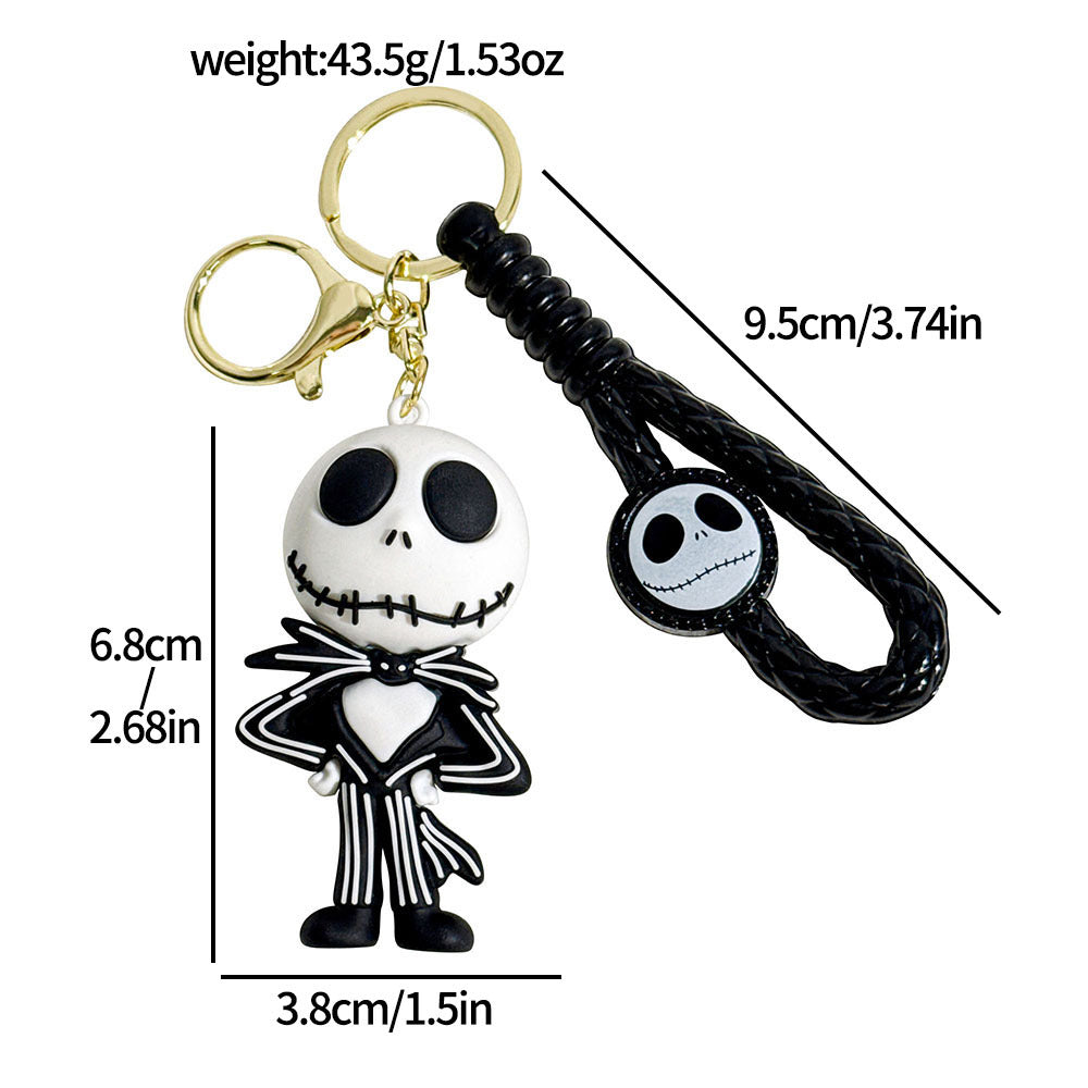 Wholesale PVC Keychain  Skull Design Cute Car Key Accessory Gift For Fans