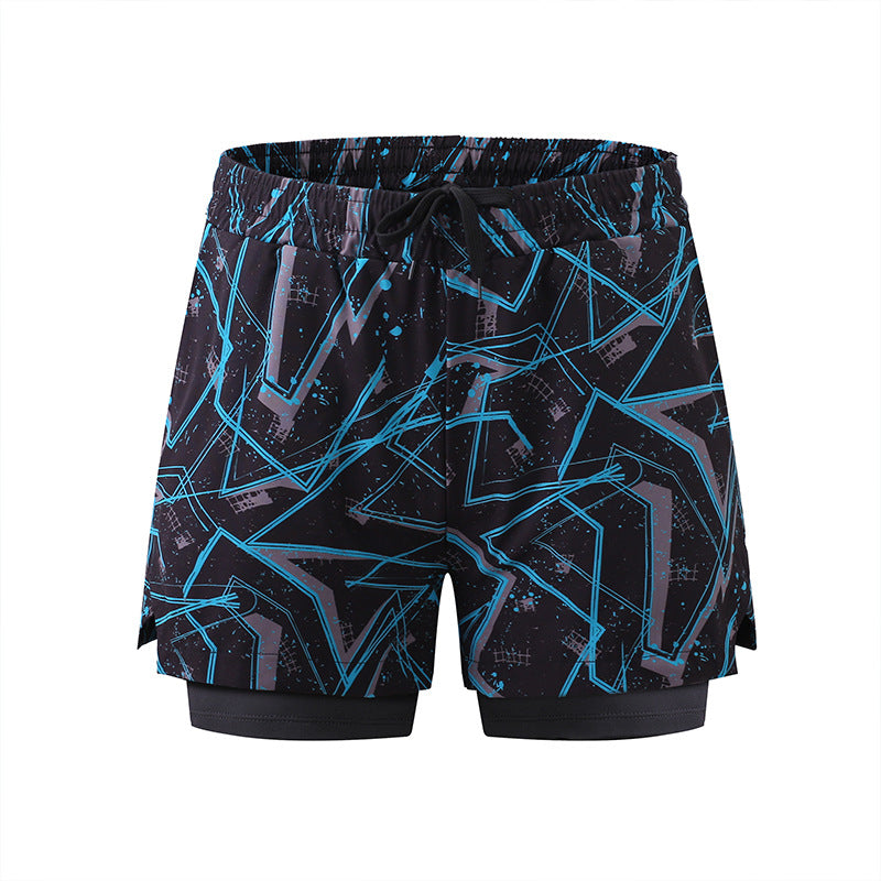 Wholesale Men's Loose Multi-Purpose Double Layer Boxer Anti-embarrassing Swimwear with Pockets