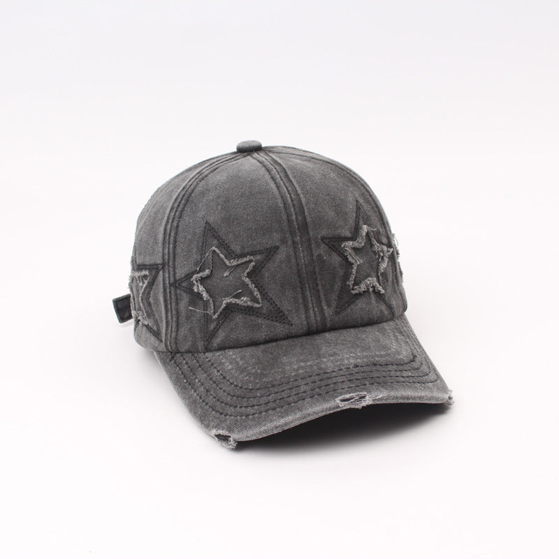 Wholesale Pentagram Embroidered Cotton Baseball Caps
