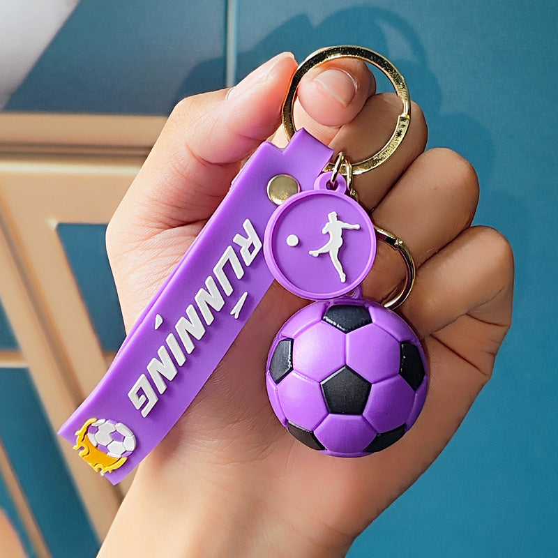 Wholesale Simulated football keychain bag pendant