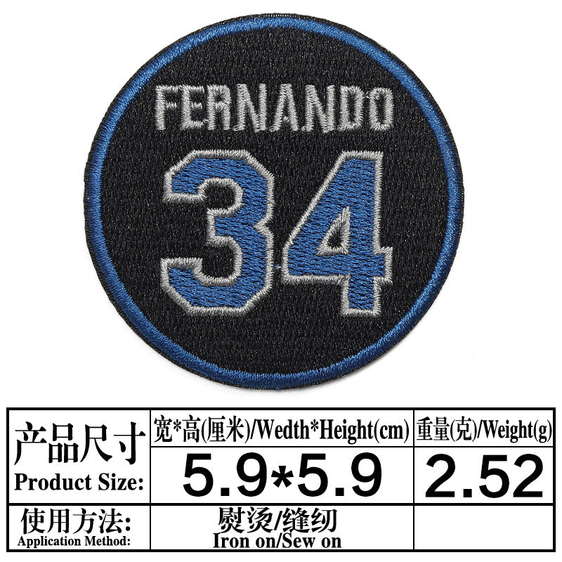 Wholesale Black And White Embroidered Letter Patches Set Of 16 For Clothes Bags Towels Fashion Decorative Gift Resale