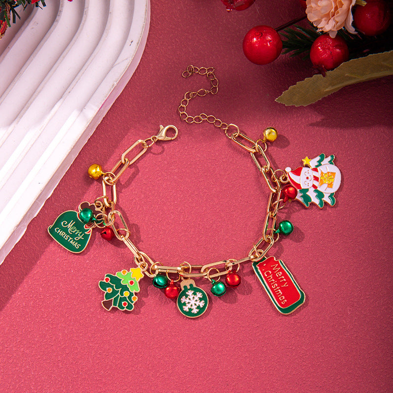 Wholesale Christmas bell  bracelets
