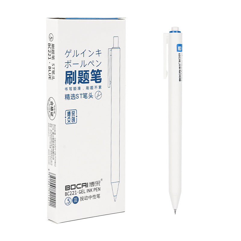 Wholesale Simple Plastic Press Gel Pen