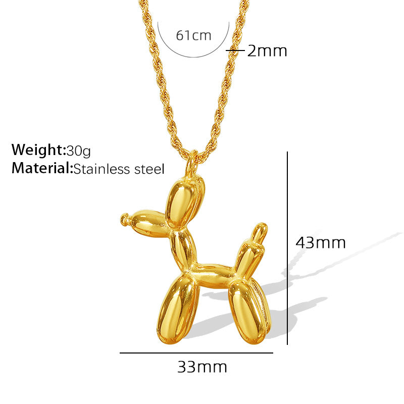 Wholesale Vintage Hip Hop Pendant Long Gold Plated Necklace