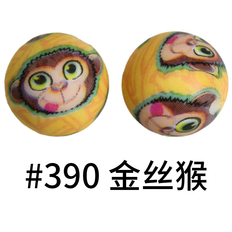 Wholesale 50pcs 16mm Print Silicone Beads Colorful Silicone Water Transfer Beads