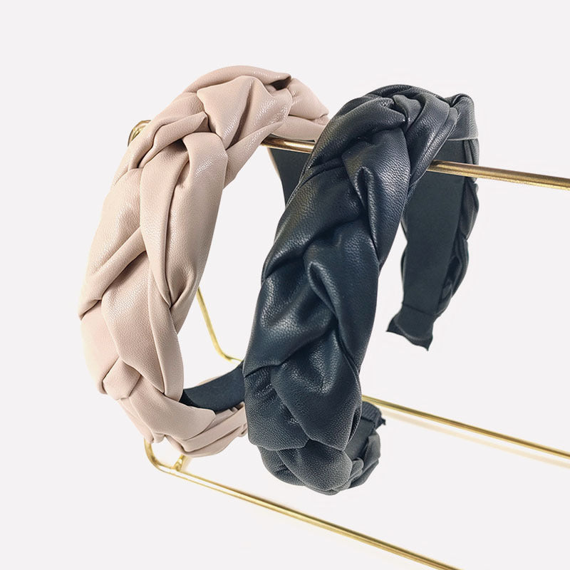 Wholesale Leather Twist Braid Headband