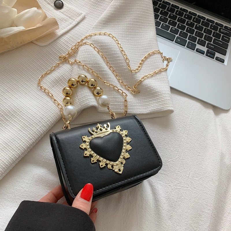 Wholesale 2023 Pearl PU Handbag Vintage Chain Messenger Bag