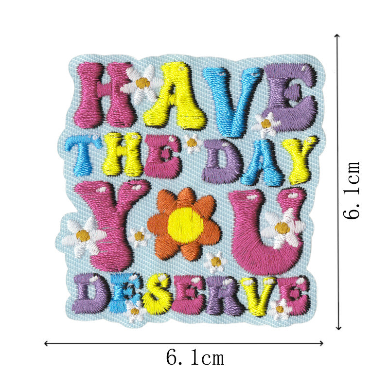 Wholesale Colorful cute cartoon duck embroidery DIY Patches