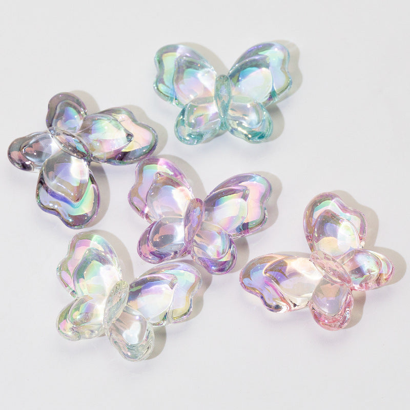 Wholesale 10PCS/PACK Colorful Bow Acrylic Beads