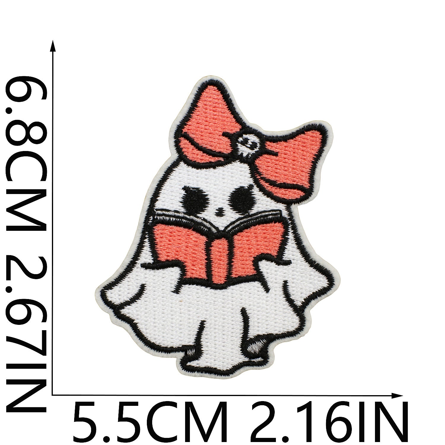 Wholesale  Ghost Witch Embroidered Patches For Clothing Bicycle Bag Decorative Gift
