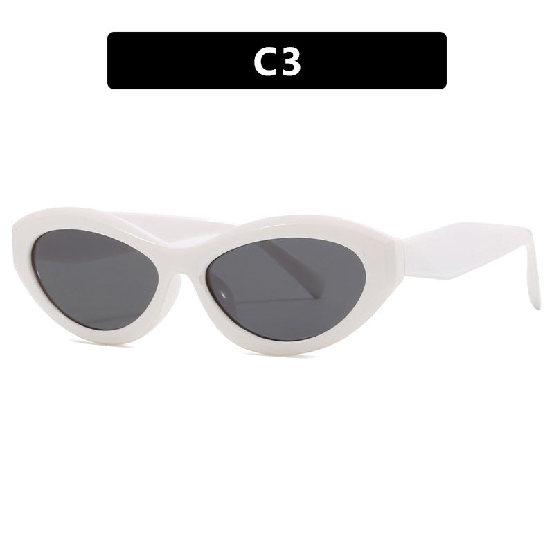 Wholesale Elliptical Small Frame PC Sunglasses