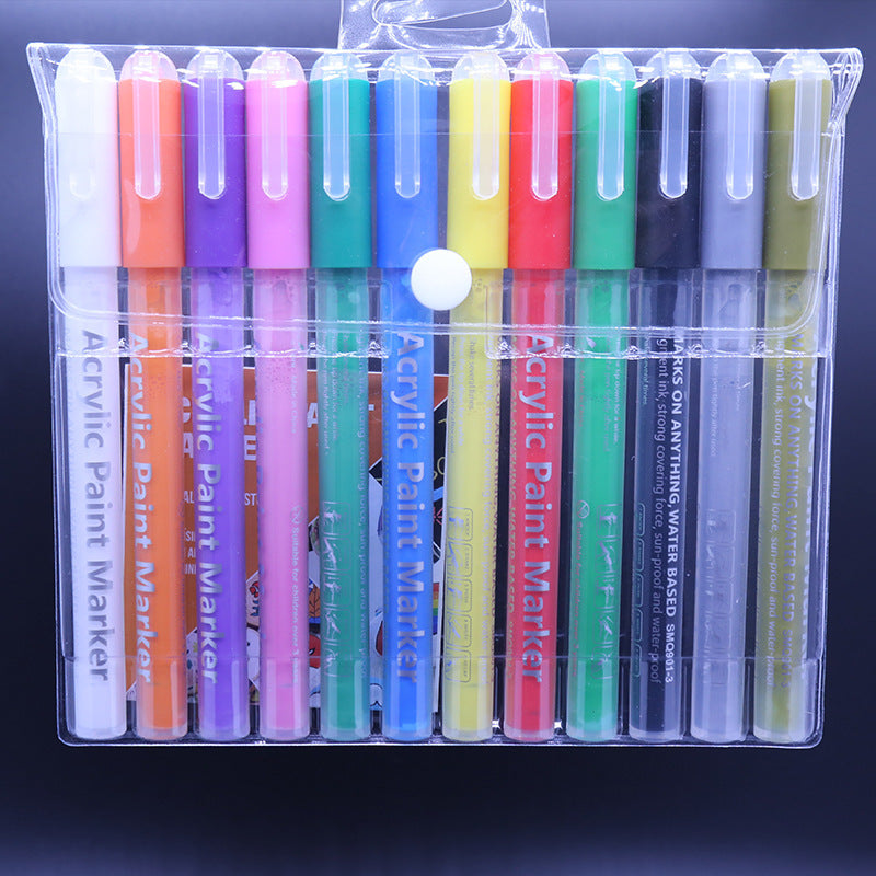Wholesale Water-based Acrylic White Transparent Painting Marker Pen