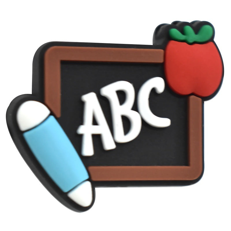 Wholesale Random 100pcs/pack  Back-to-School Series Student Stationery  Focal Beads