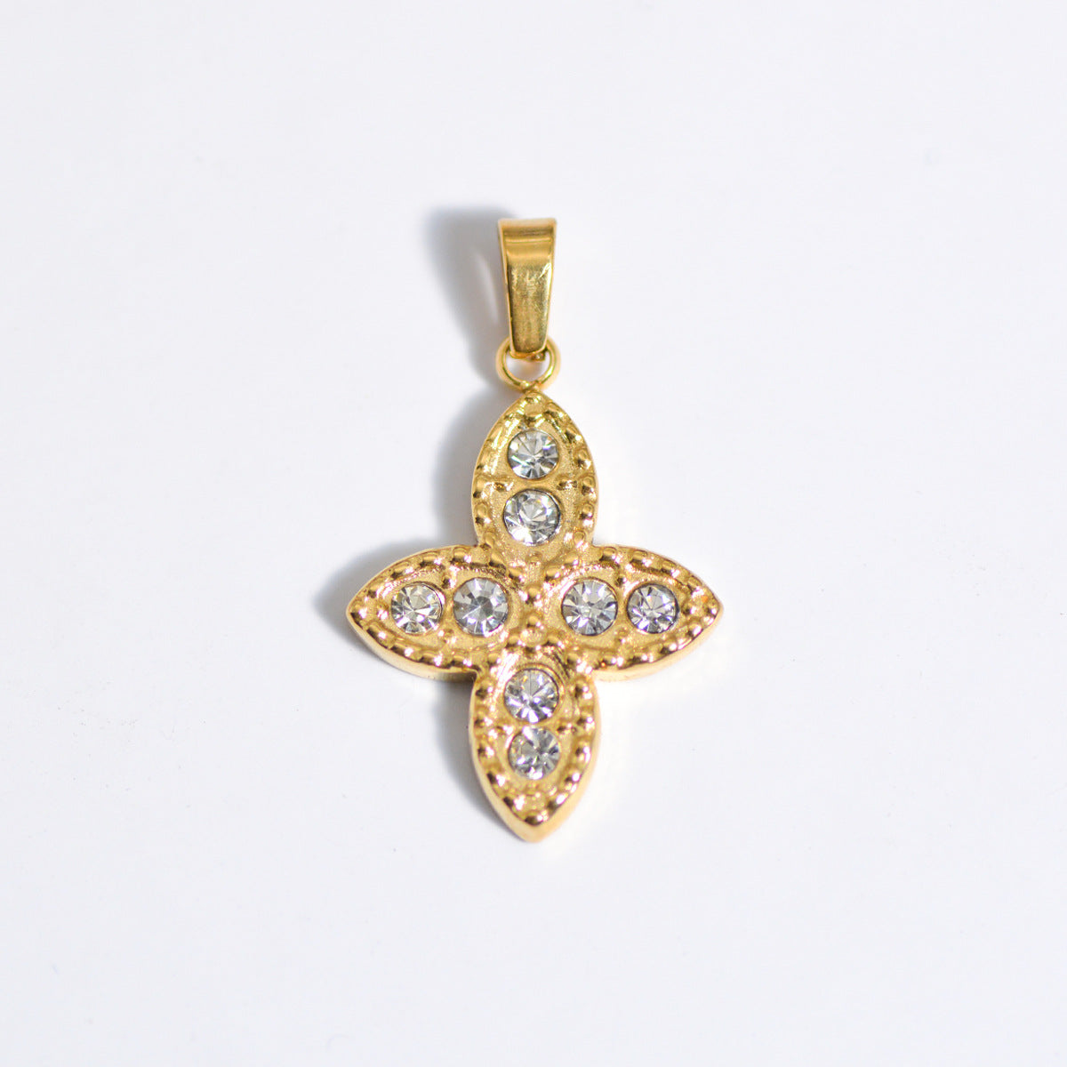 Wholesale Stainless Steel Natural Stone Oil Drop Necklace Jewelry