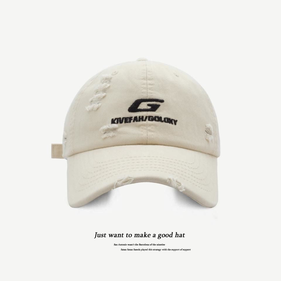 Wholesale Embroidered Hole G Letter All-match Baseball Cap
