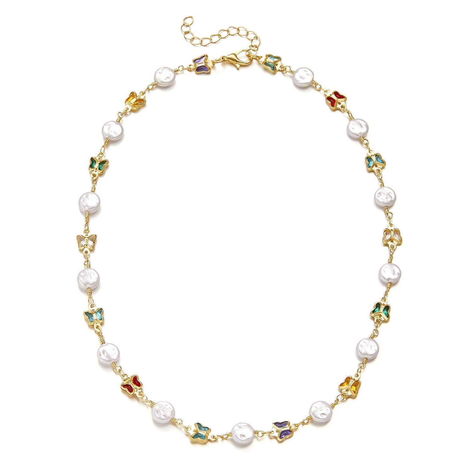 Wholesale Butterfly Pearl Necklace