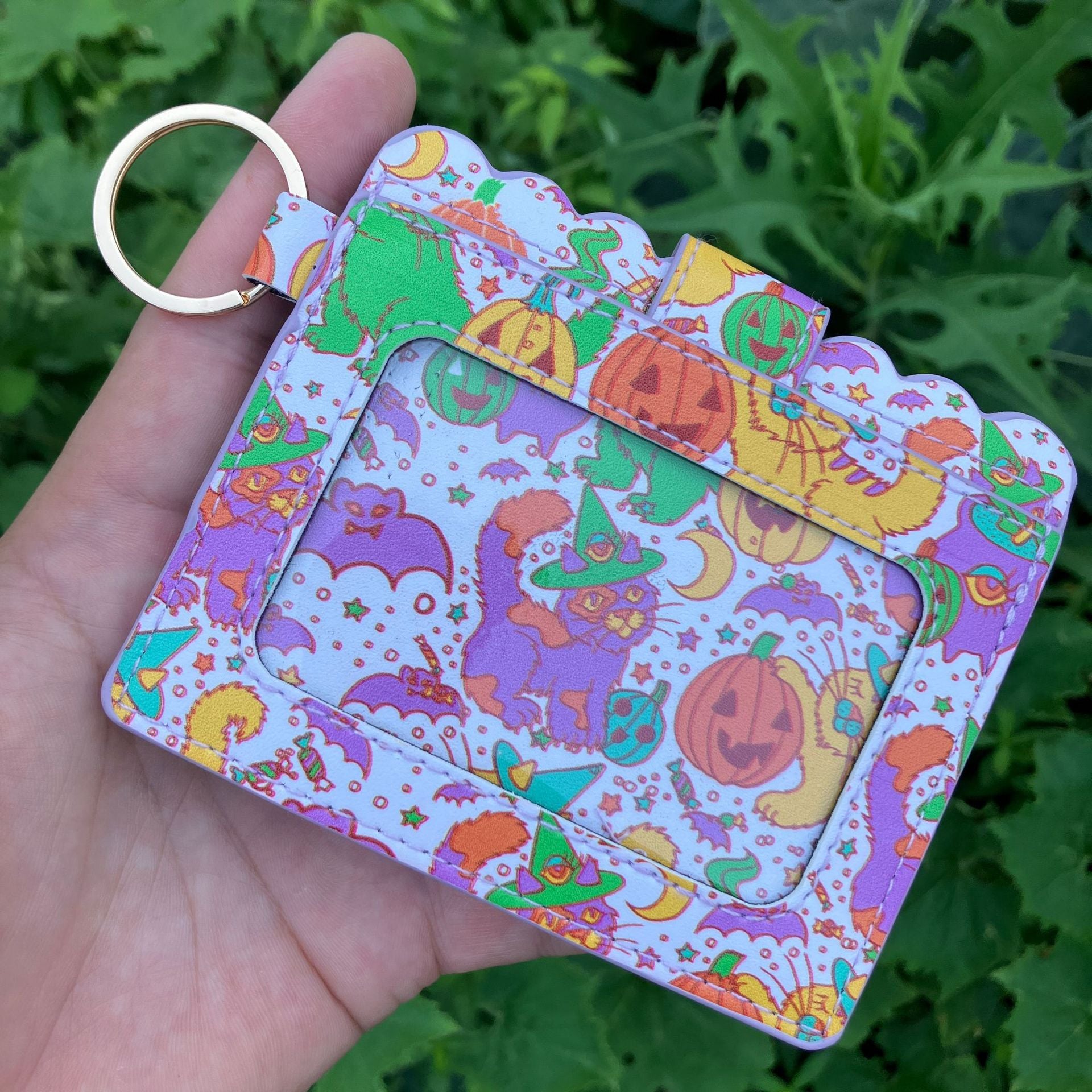 Wholesale Colored PU Leather Bank Card Bag, Fashionable and Creative Student Bus Card Holder Clip