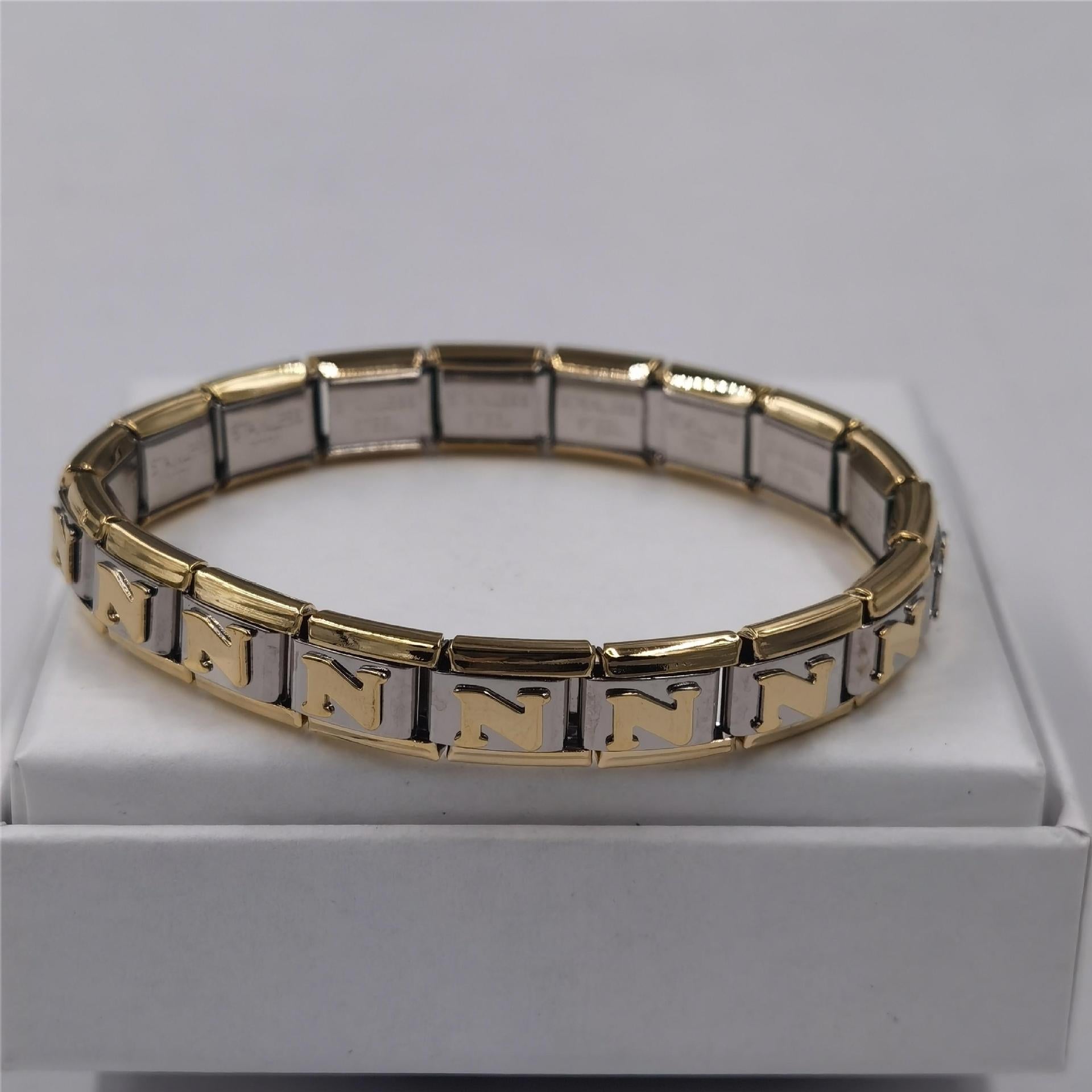 Wholesale Italian Charm Bracelet DIY Module Splicing Stainless Steel Bracelet Accessories Charms