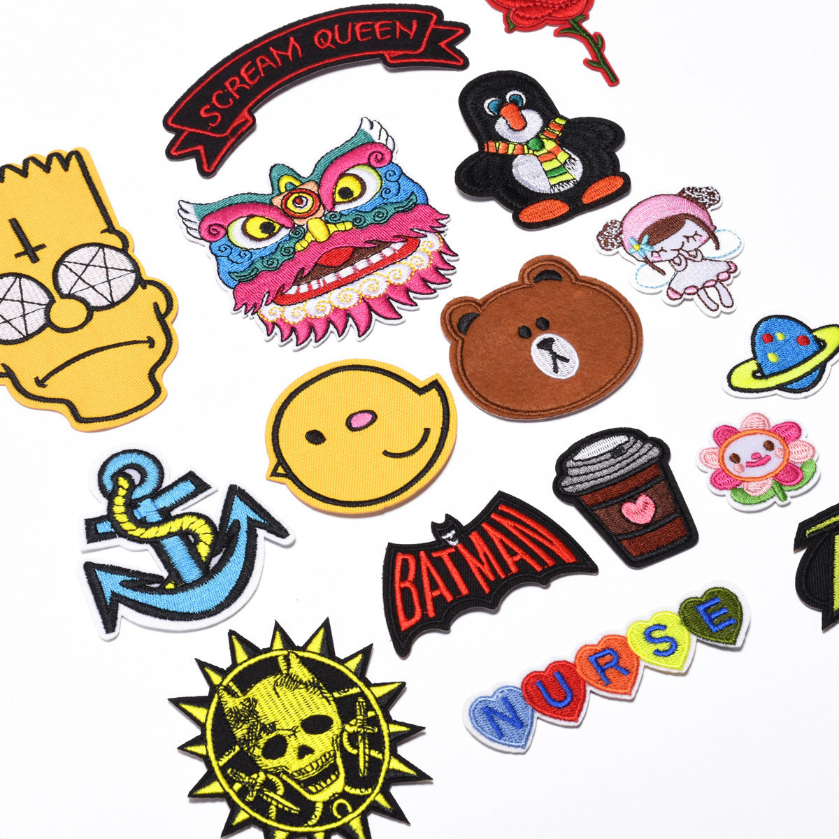 Wholesale Chic Cloth Embroidered Patches For Clothing DIY Sewing Accessory Resale OLY Exclusive