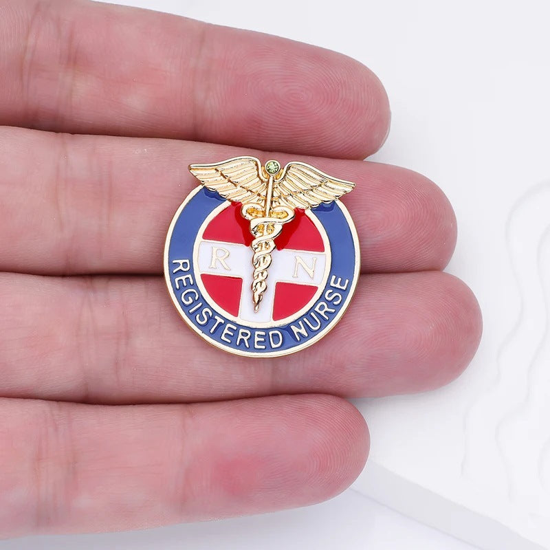 Wholesale RN First Aid Medical Star of Life Brooch Badge Accessories