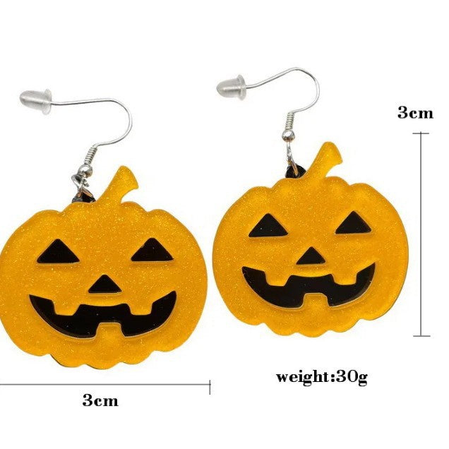 Wholesale Christmas Pumpkin Ghost Magic Boiler Earrings