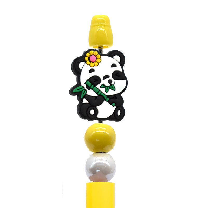 Wholesale Random 100pcs Cartoon Cute Panda Focal Beads