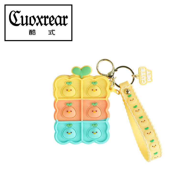Wholesale Cartoon Silicone Decompression Coin Purse Keychain