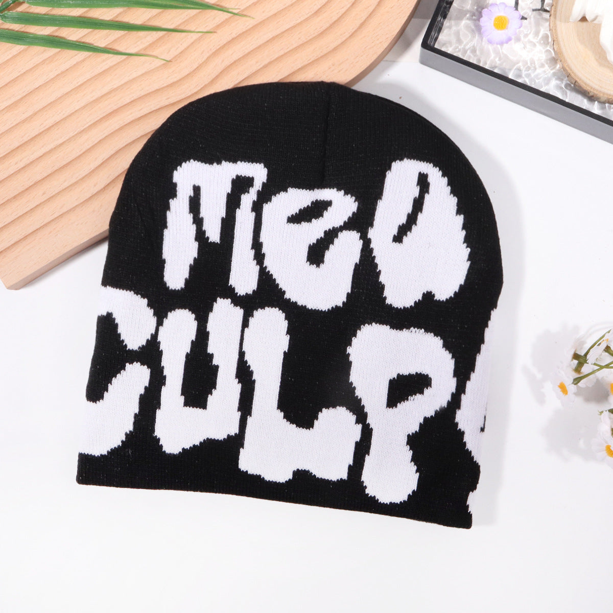 Wholesale Colorful letter jacquard knitted Winter Hat