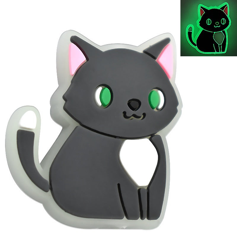 Wholesale Random 100pcs/pack  Glow-in-the-dark cartoon multi-functional beaded   Focal Beads