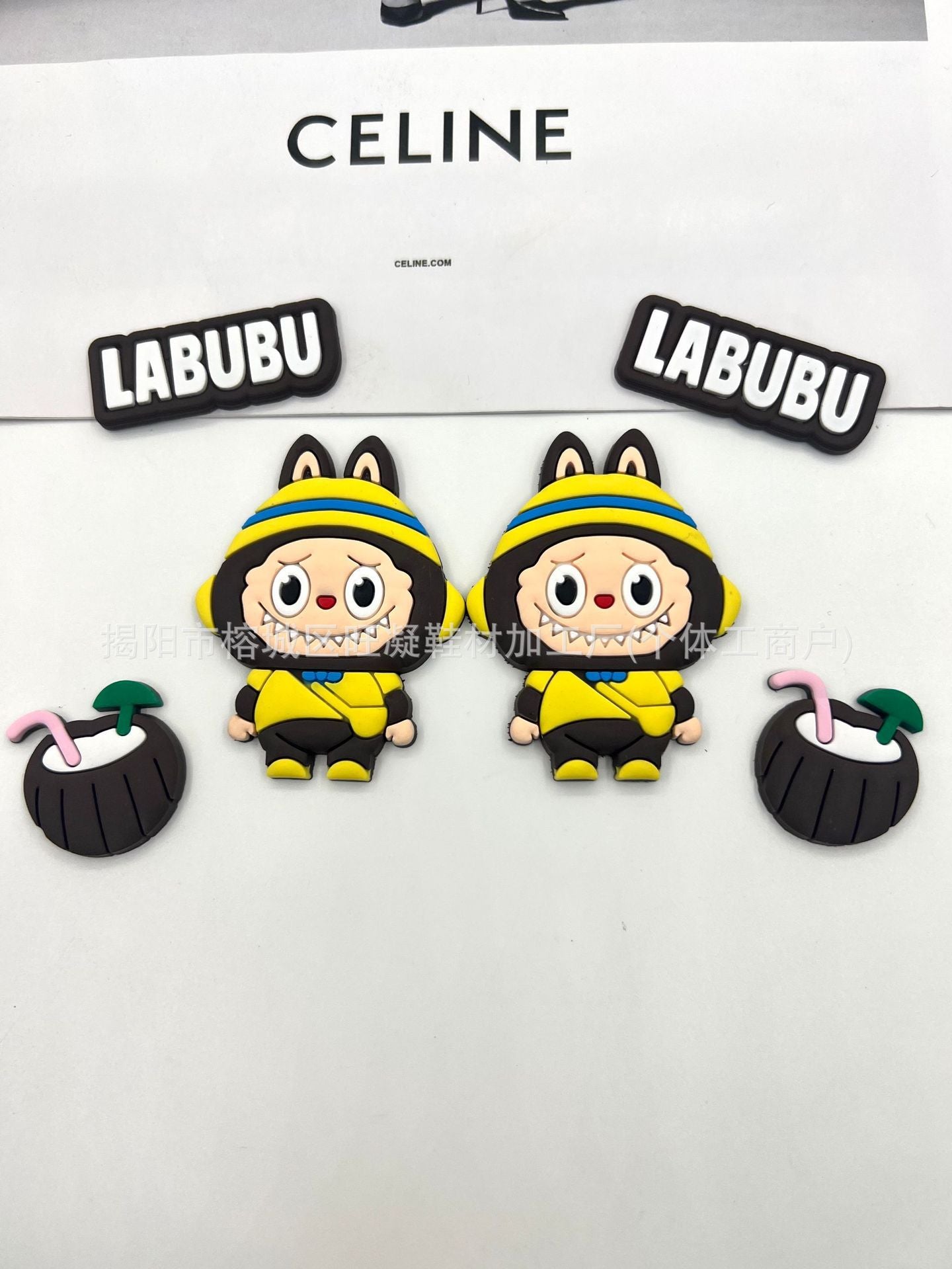 Wholesale DIY Perforated Shoe Buckles DIY Soft Rubber Shoe Buckles OLY Exclusive