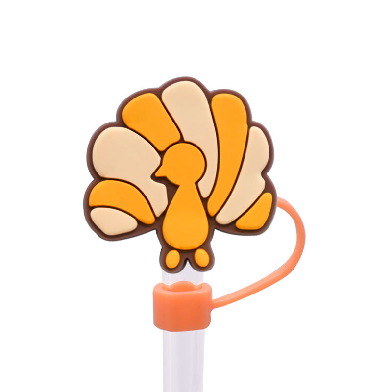 Wholesale Random 100pcs 10M  bread dust plug straw hat creative DIY cup straw accessories