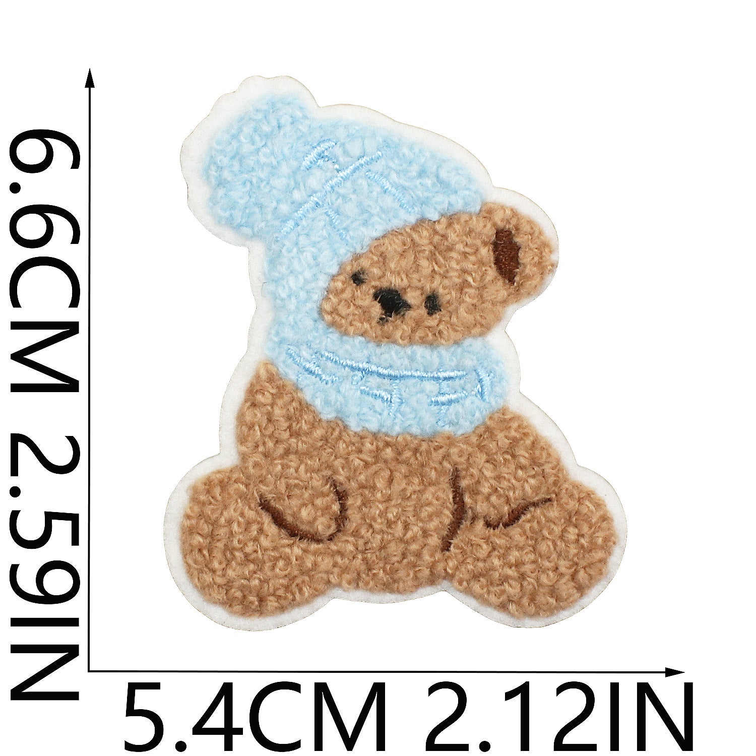 Wholesale Bow Bear Embroidered Cloth DIY Patches