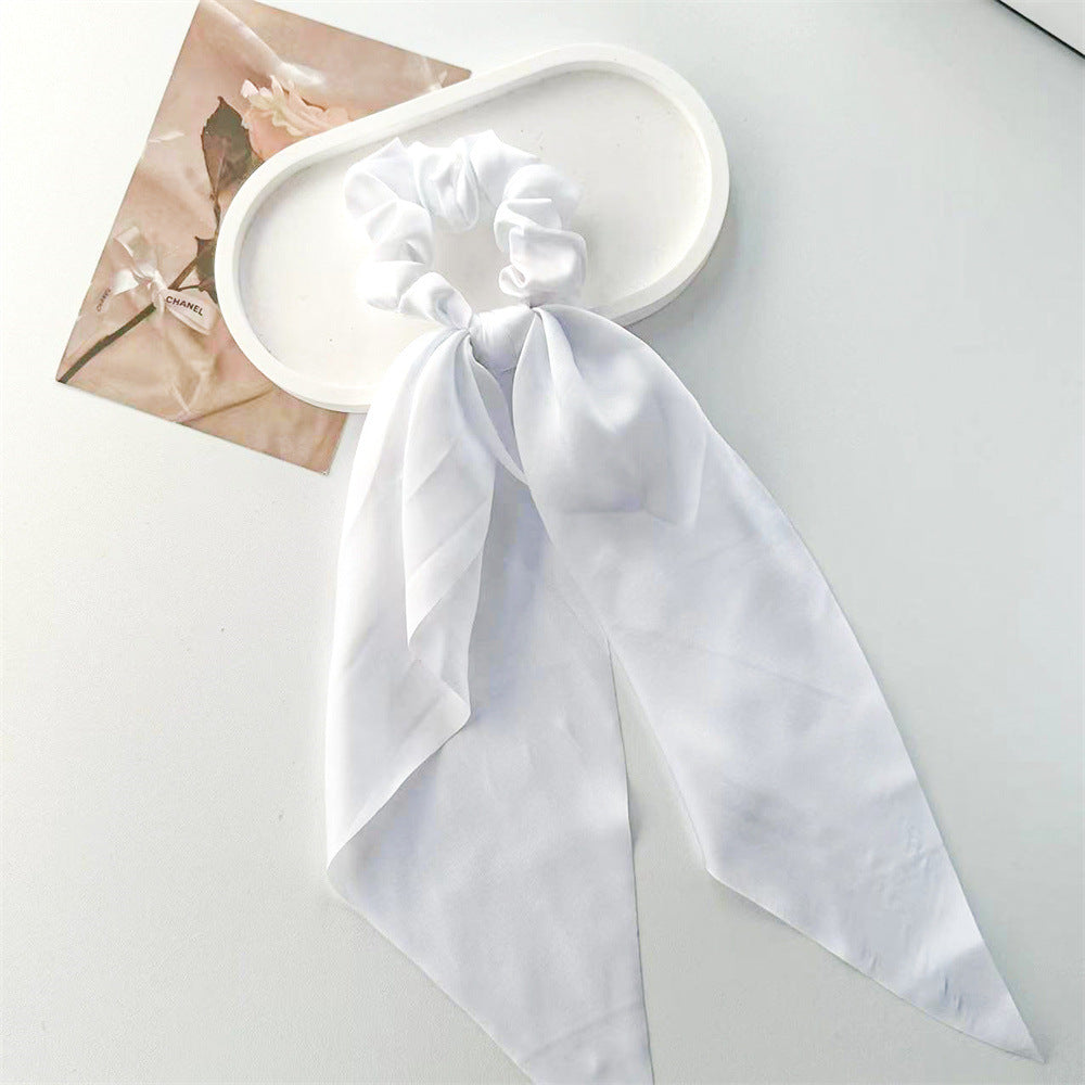 Wholesale Ponytail Ribbons Satin Scrunchies Hair Accessories Hair Scrunchies