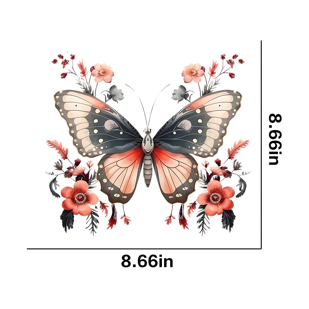 Wholesale Vintage Butterfly  UV DTF Ready to Press Transfers Wraps