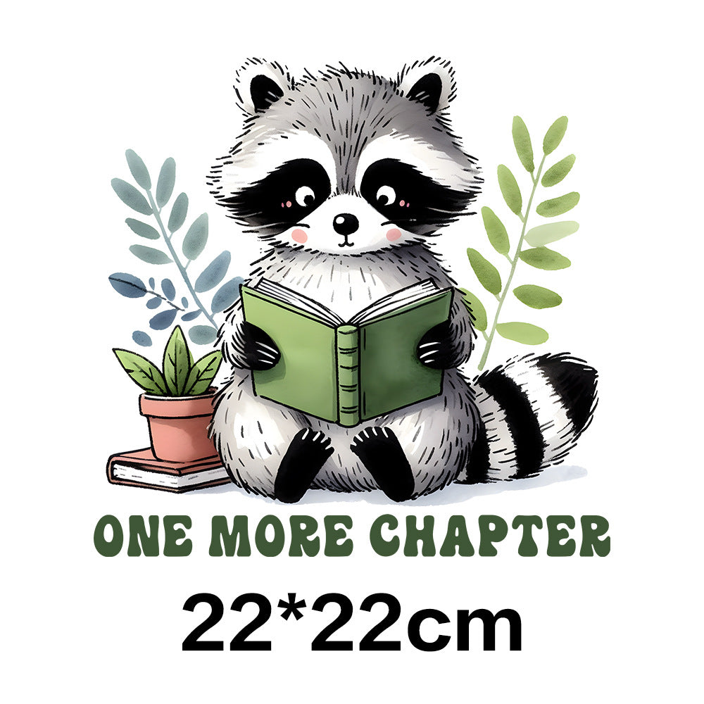 Wholesale 10pcs Fun Raccoon  UV DTF Ready to Press Transfers Wraps