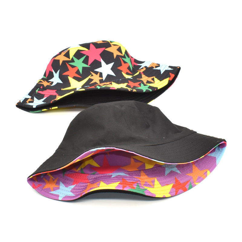 Algodón al por mayor de algodón de estampado de estampado de estrellas de cinco puntas