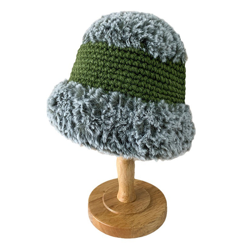 Wholesale 2023 Autumn and Winter Woolen Hat Plush Warm Fisherman Hat
