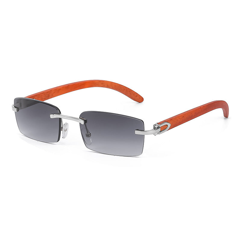 Wholesale Men's Super Clear Frameless PC Sunglasses