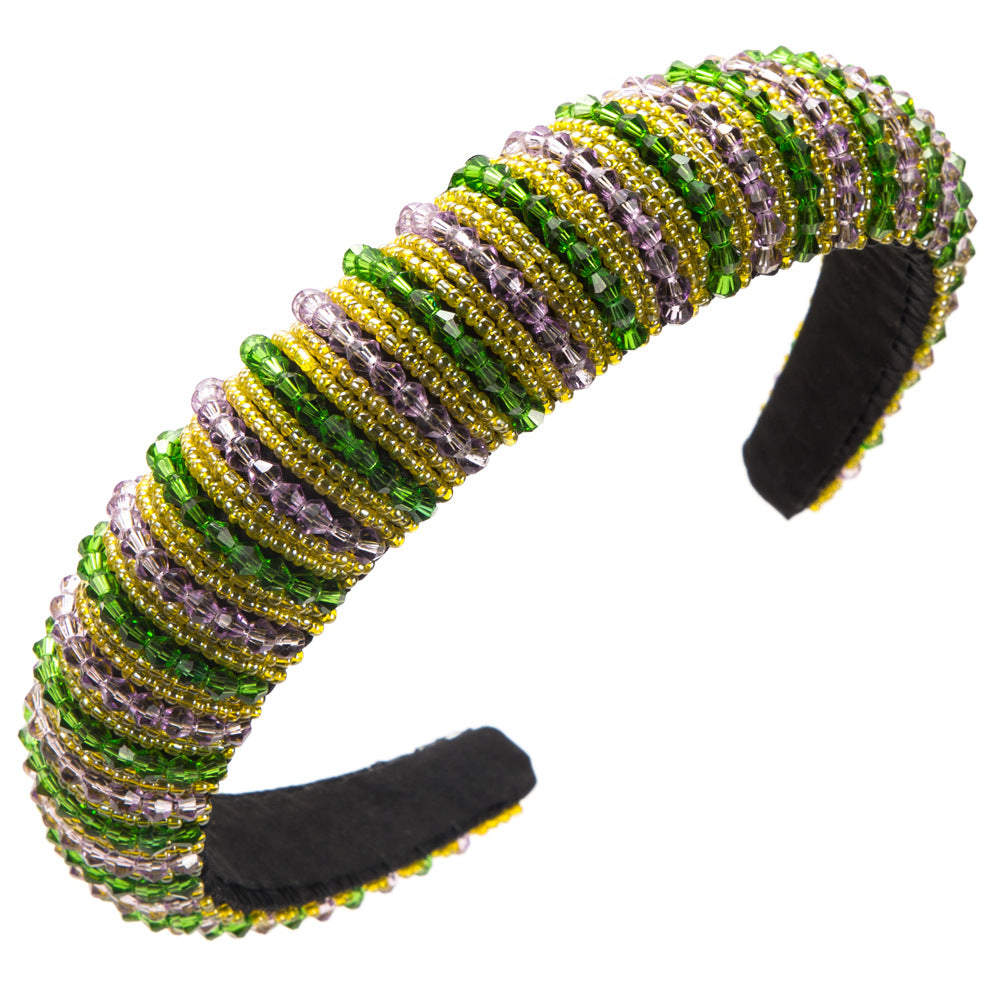 Wholesale Crystal Color Valentine's Day Hair Bands