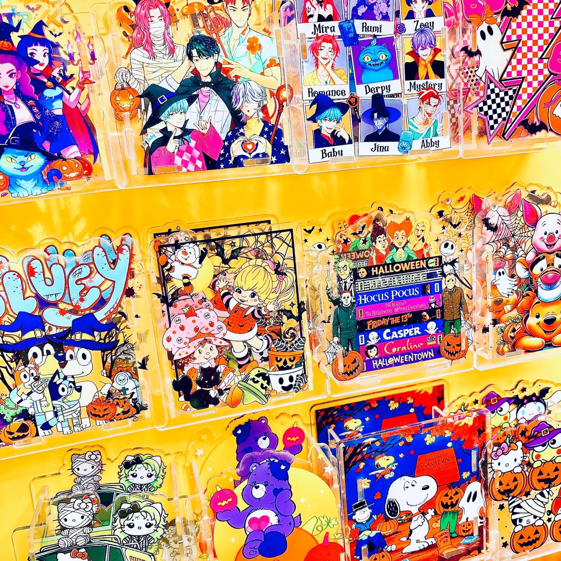 Wholesale 10cm acrylic pen holder pen box stationery storage