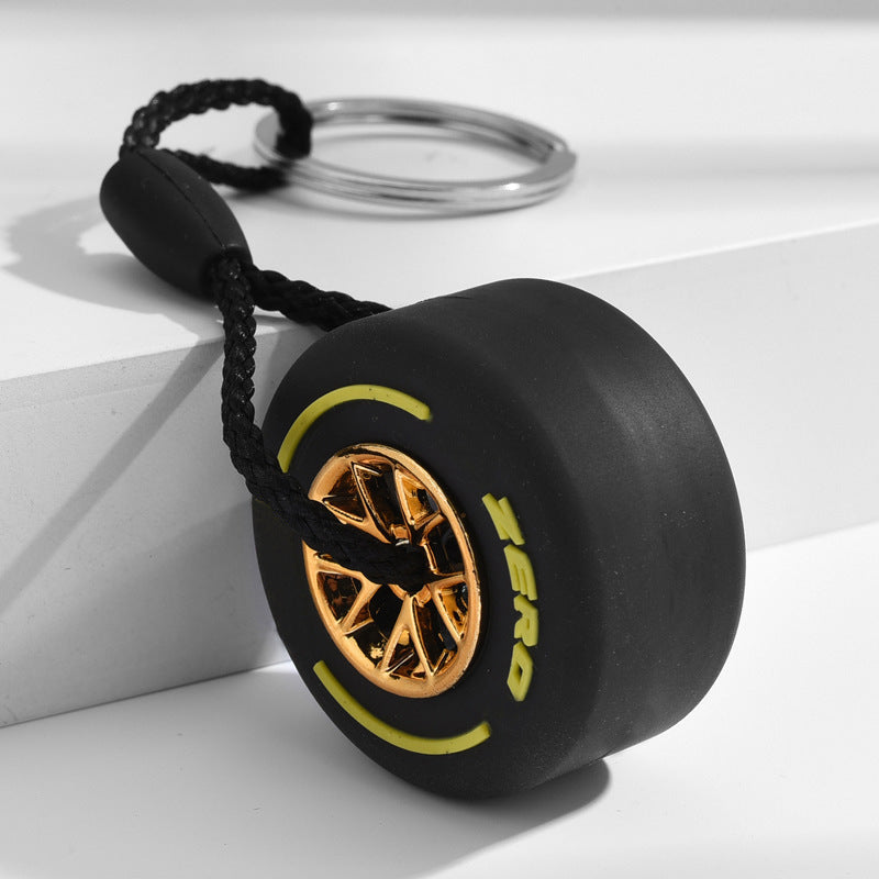 Wholesale Tire Soft Rubber Keychains