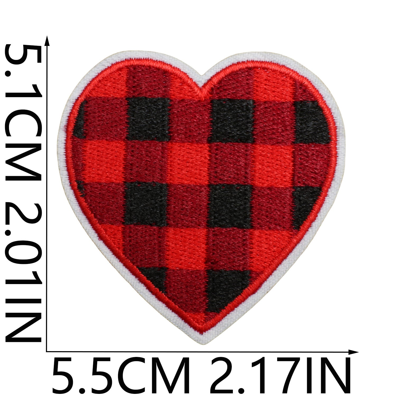 Wholesale Red Love Love Patch I Love You Couple Computer Embroidered Sticker FS